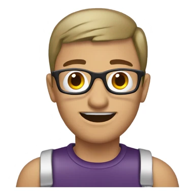 noob with 3 eggplants sticker