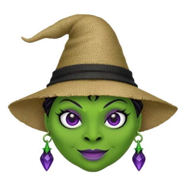 create Oogie boogie From nightmare before Christmas,maleficent and elphaba emoji from wicked. As Emojis that don’t already exists. sticker