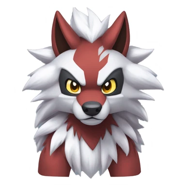  Incineroar Zoroark Lycanroc Nickit Fakemon sticker