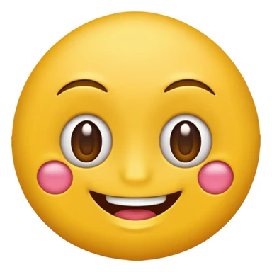 Emoji amarillo mordiéndose la uña (😊+💅) sticker