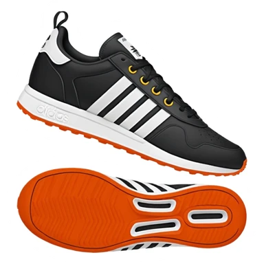 Adidas terliği tutan el sticker