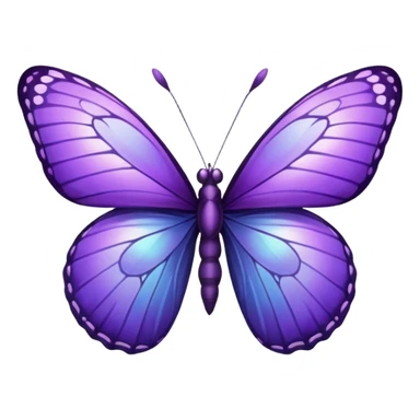 mariposa morada sticker