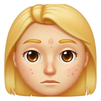 a lot of acne sticker