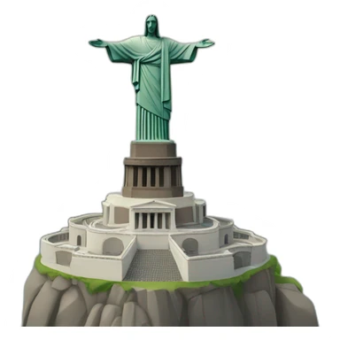 The statue of Christ the Redeemer sticker