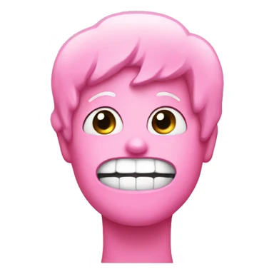 just a pink gum without face sticker