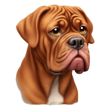 French mastiff sticker