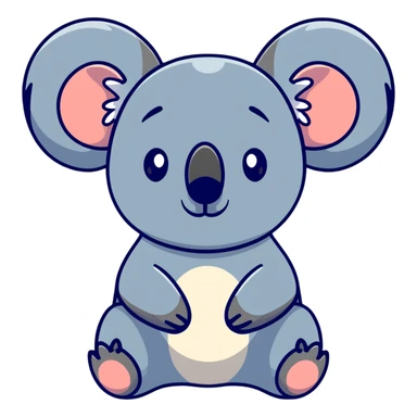 Koala judging you sticker