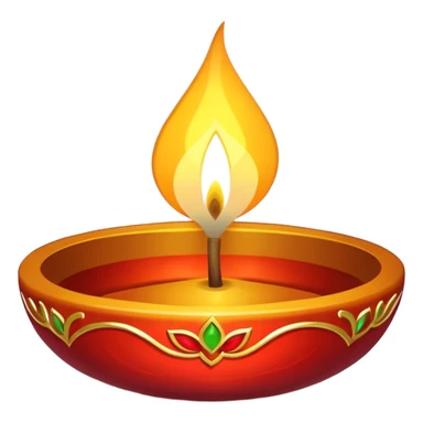 White shiny diwali vibe sticker