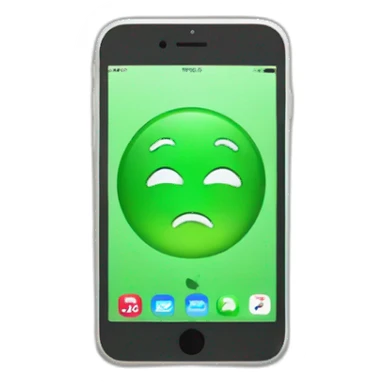 iphone-with-green-checkmark-on-screen-facetime-incoming-call sticker