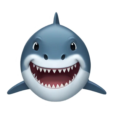 Shark mixed with a bear sticker