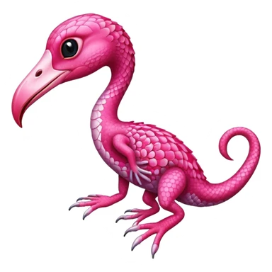 Flamingo gecko  sticker