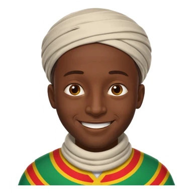 etiopien man sticker