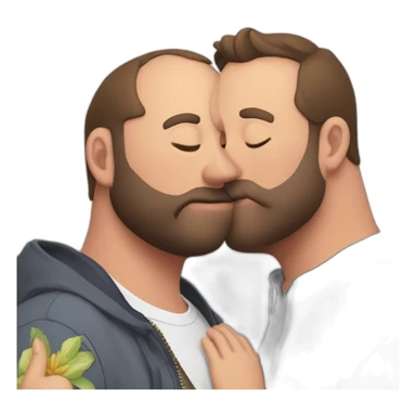 tom segura kissing bert kreischer sticker