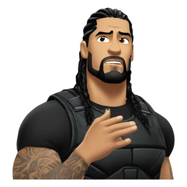 Roman reigns blowing kiss sticker