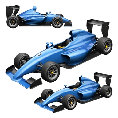 Formula car spoiler sticker