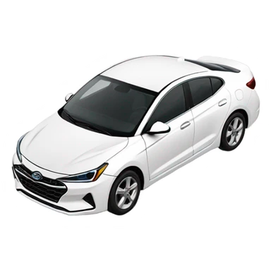 White elantra n line 2022  sticker