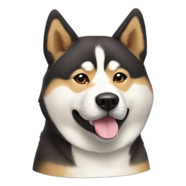 Akita Shiba inu mix sticker