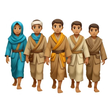 Desert Nomad Travelers sticker