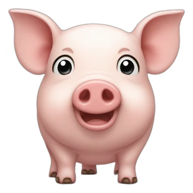 Émois Nez de cochon Qui pleure En souriant sticker