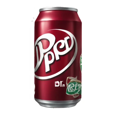 Dr Pepper can sticker