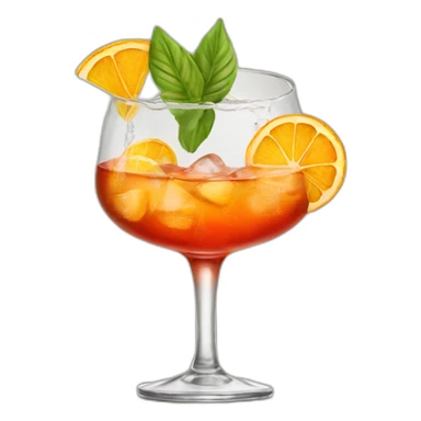 Spritz cocktail sticker