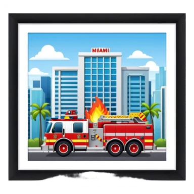 City Of Miami Fire Rescue sticker