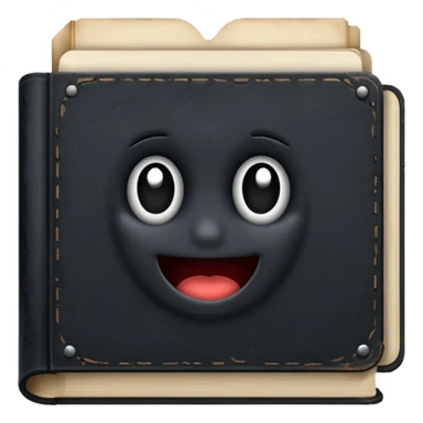 make me a black book with dust on it to show that it's old  sticker