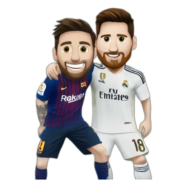 Messi en el real Madrid sticker