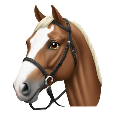 Dressage horse sticker