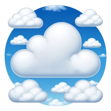 chanel logo sky clouds  sticker