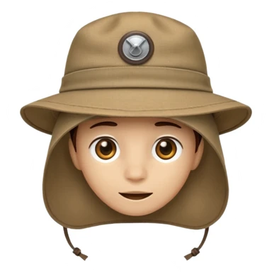 safari hat sticker