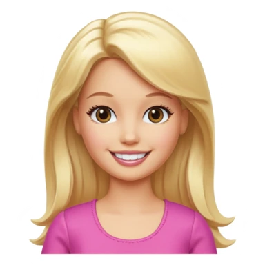 Barbie Emoji sticker
