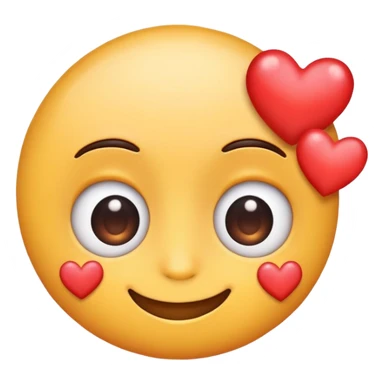Eye roll emoji with 🥰 sticker