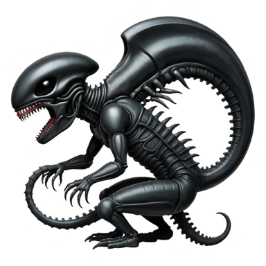 baby xenomorph from movie alien sticker