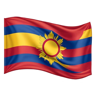 Tibetan flag sticker