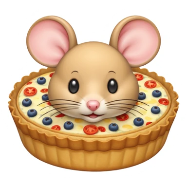 A mouse quiche sticker