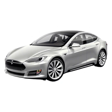 Tesla Model S - Tesla (Model Year: 2022) (Iconic colour: Silver) sticker