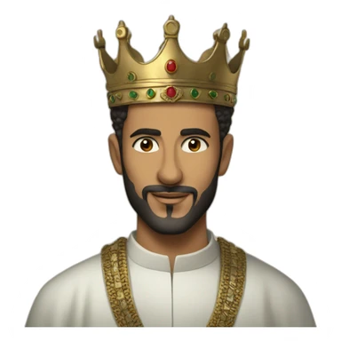hassan 2 king of morocco sticker