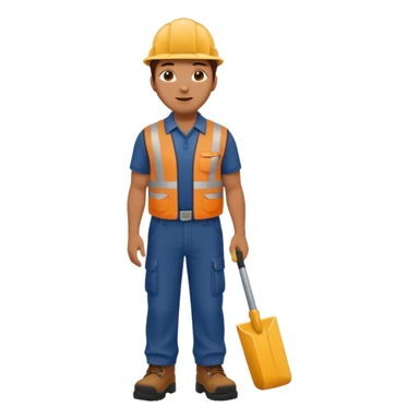 employee of a landscaping company sticker