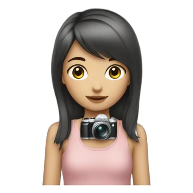 Girl with Fujifilm sticker