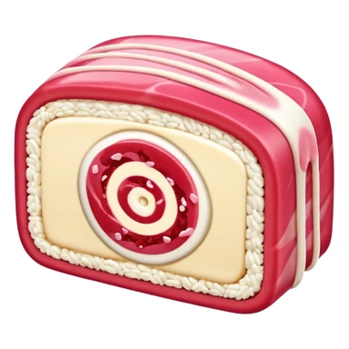 Strawberry cheesecake sushi sticker
