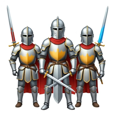 medieval knights sticker