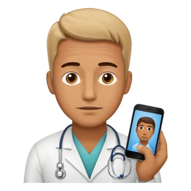 A male customer, not a doctor or professional medical person, who has been looking for feedback or advice on a medical condition. I want to see the two options. No headset or computers. sticker