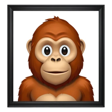 Orangutan hotel sticker
