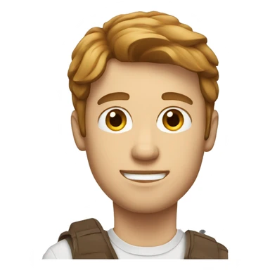 white man with brown hair with a MacBook sticker