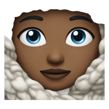 Winter aestetic girly sticker