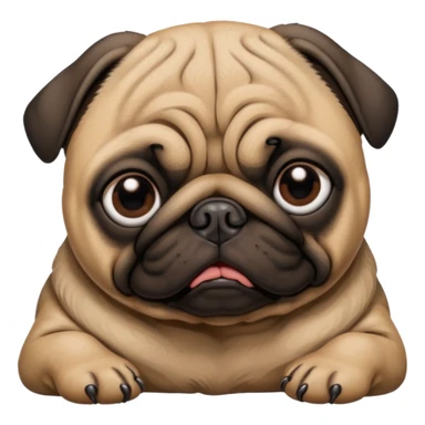 Pug morto sticker