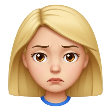 annoyed girl  sticker