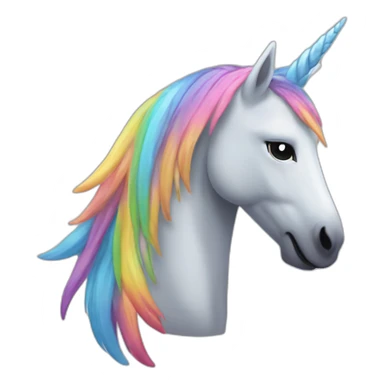 Licorne vomi arc-en-ciel sticker