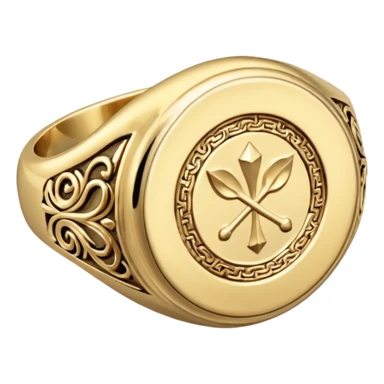 signet ring sticker